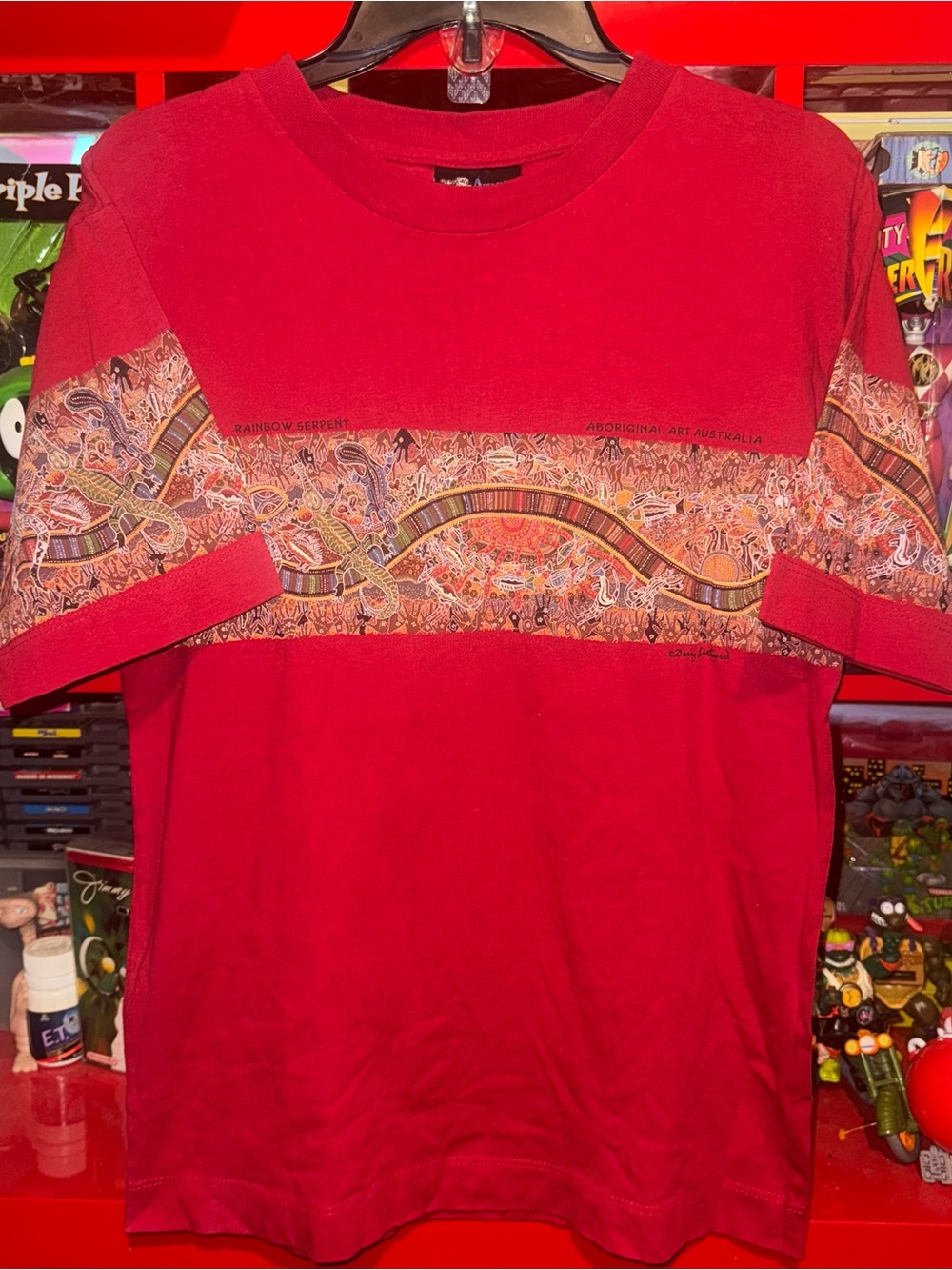 Vintage x  Aboriginal Art Design T-shirt